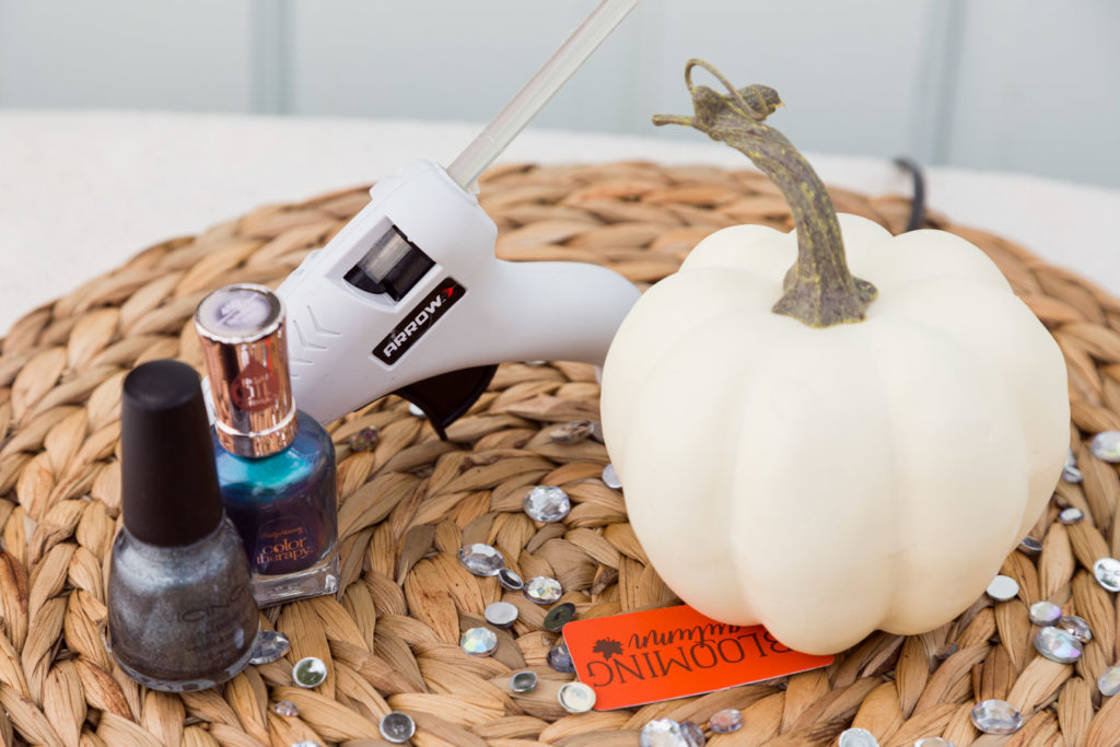 Easy DIY Bling Pumpkin Decorations