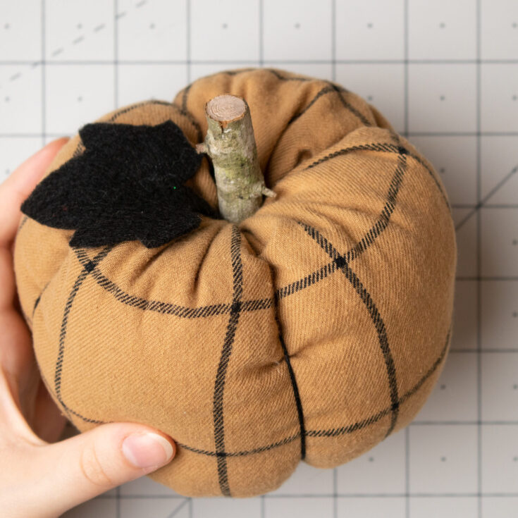 Fabric Pumpkin DIY