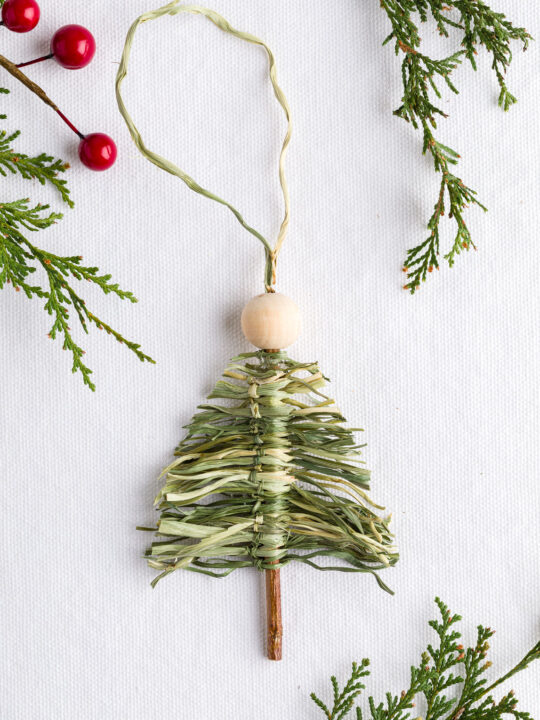 How to Make Rustic Macrame Christmas Ornaments