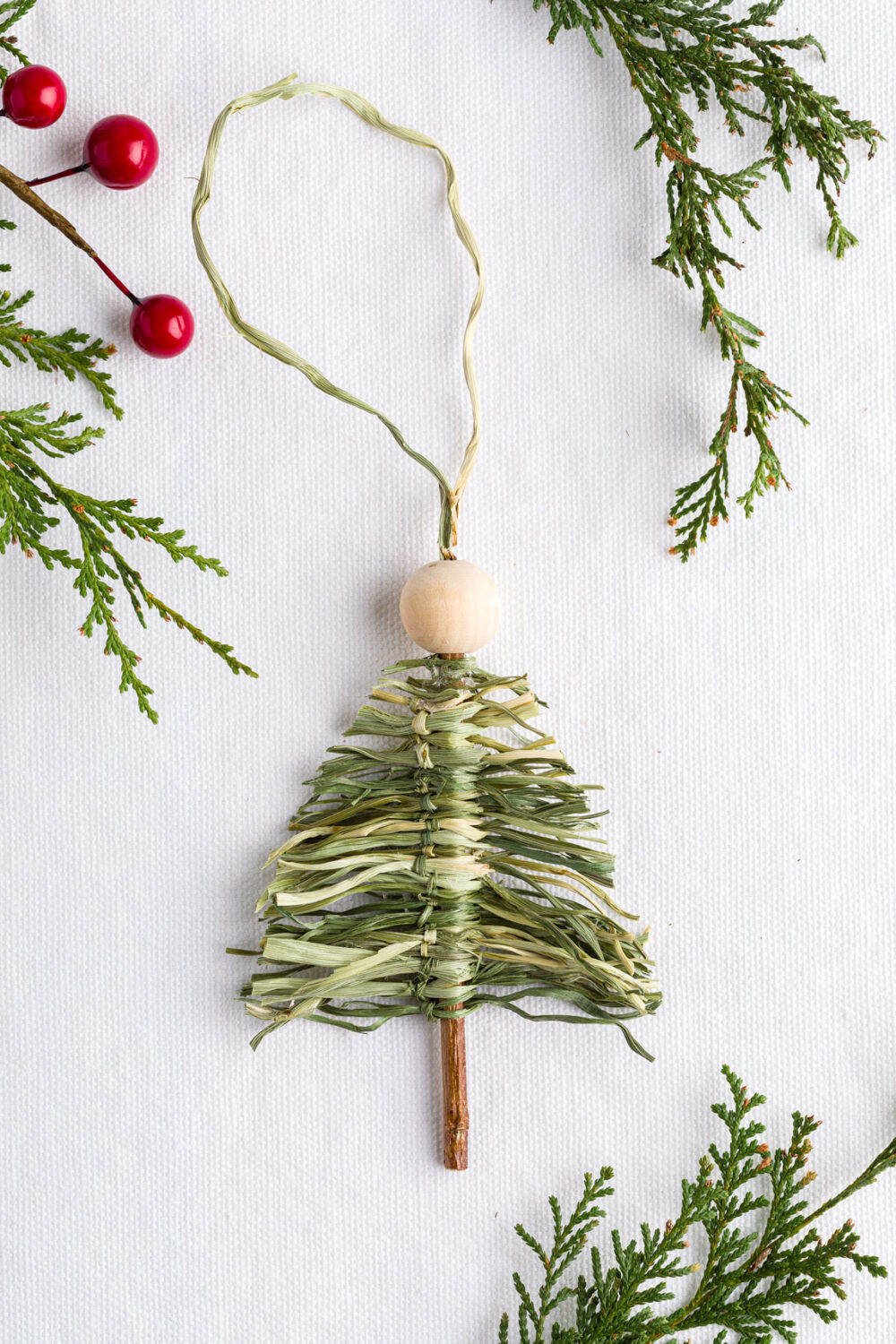 How to Make Rustic Macrame Christmas Ornaments - Olivia OHern